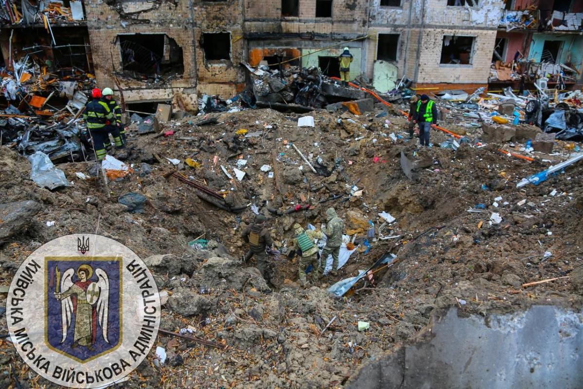 Ракетний удар по Києву та Харкову 2 січня 2024 Ракетний удар по Києву та Харкову 2 січня 2024