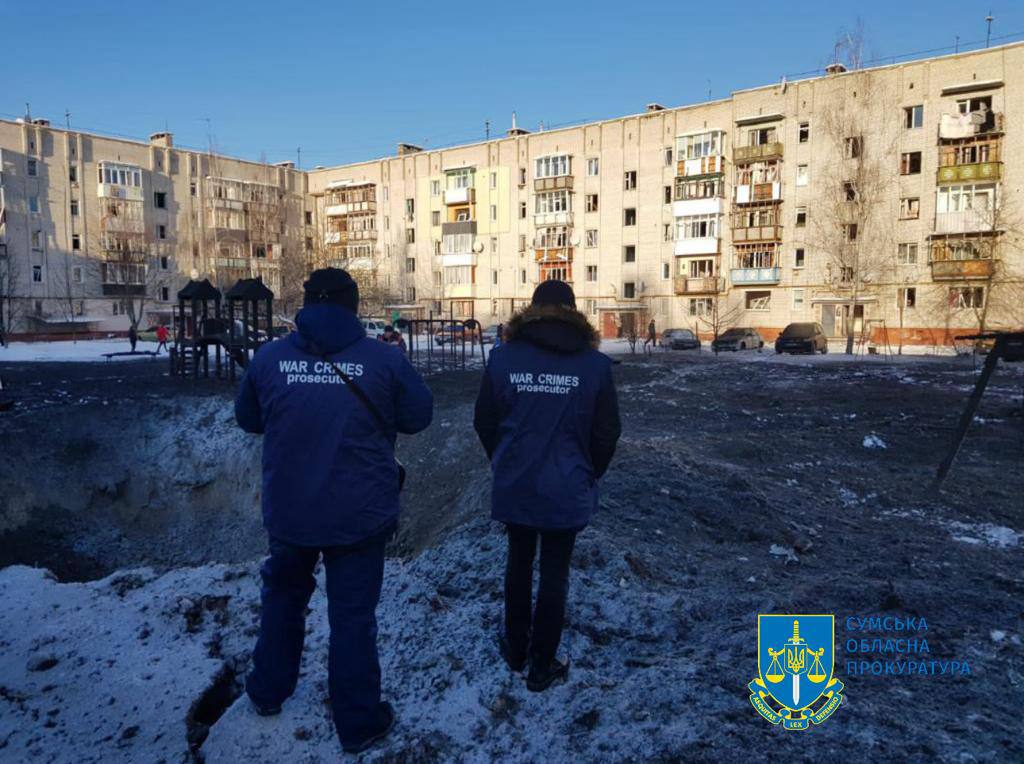 Ракетный удар по Сумщине 13 января