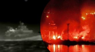 Россияне открыли огонь по своему фрегату "Адмирал Макаров" с берега Крыма - СМИ