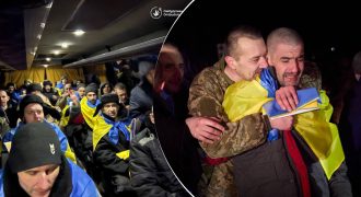 Первые шаги на родной земле и звонки родным: трогательное видео с моментом прибытия военных