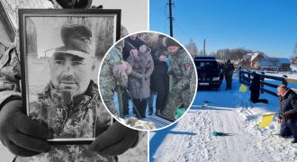 Все стояли на коленях и плакали: на фронте погиб отец 5 детей