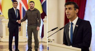Зеленский поблагодарил Сунака за крупнейший пакет оборонной поддержки Украины
