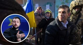 2,5 млрд фунтов помощи для Украины: британский премьер Сунак приехал в Киев