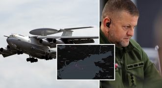 Официально: Залужный подтвердил уничтожение российских А-50 и Ил-22 в Приазовье