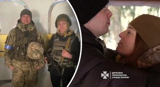 Думали, что нет в живых: пара пограничников воссоединилась после "ада" в РФ