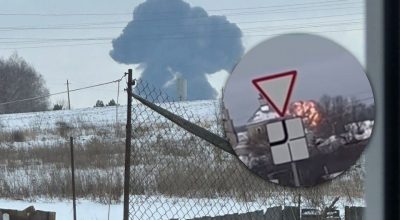   Іл-76 впав у Бєлгородській області РФ    Іл-76 впав у Бєлгородській області РФ 