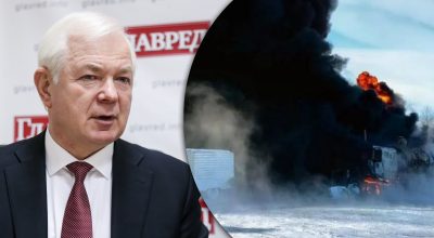 Николай Маломуж, пожар на нефтебазе в РФ