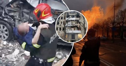 Ракетный удар РФ по Киеву и Харькову: ранены 92 человека, четыре — погибли