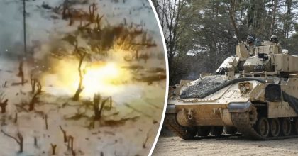 Россияне похвастались "живучестью" танка, подбитого Bradley: кадры говорят об обратном