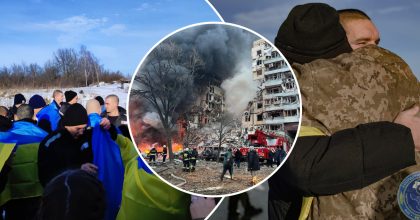 Из плена вернулся защитник Мариуполя, его жену и дочку убила ракета в Днепре