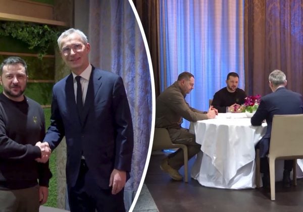 Президент України зустрівся в Давосі з генеральним секретарем НАТО