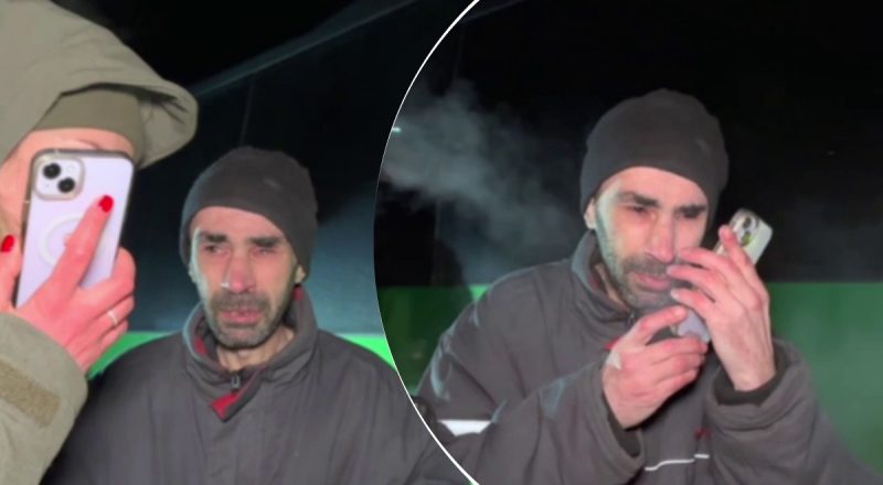"Не плачь, мама": военный впервые позвонил родным после возвращения из плена