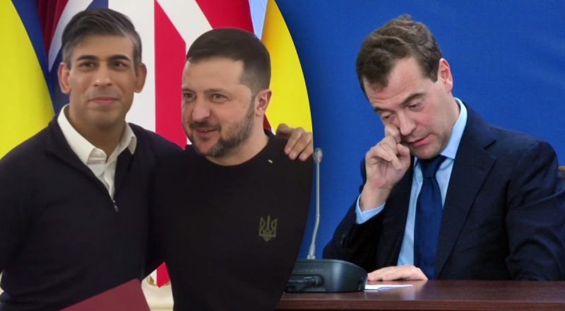 "Вечные враги": Медведев в истерике пригрозил Британии войной из-за помощи Украине