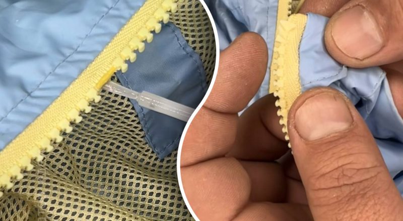 Как исправить замок на молнии: мужчина показал трюк с зубочисткой