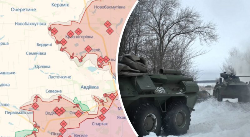 РФ наступает вблизи Первомайского и готовит новый штурм под Авдеевкой