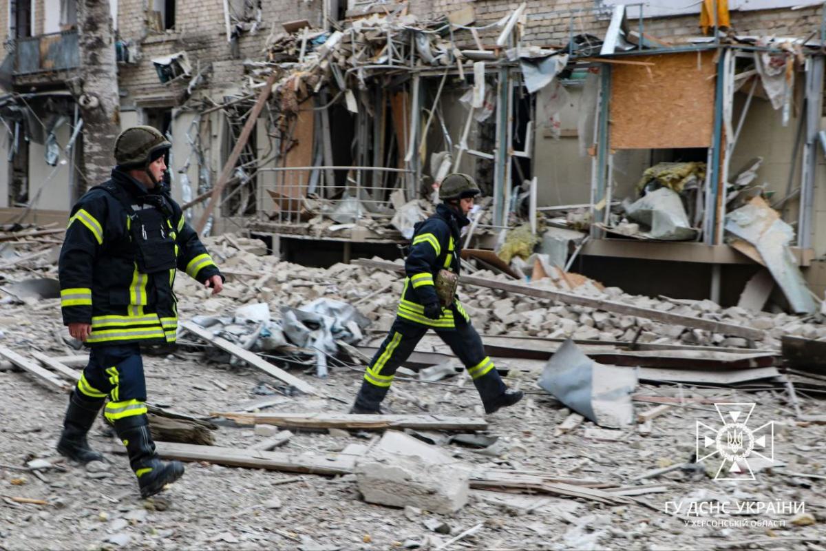 Ворожий удар по Херсону 2 лютого Ворожий удар по Херсону 2 лютого