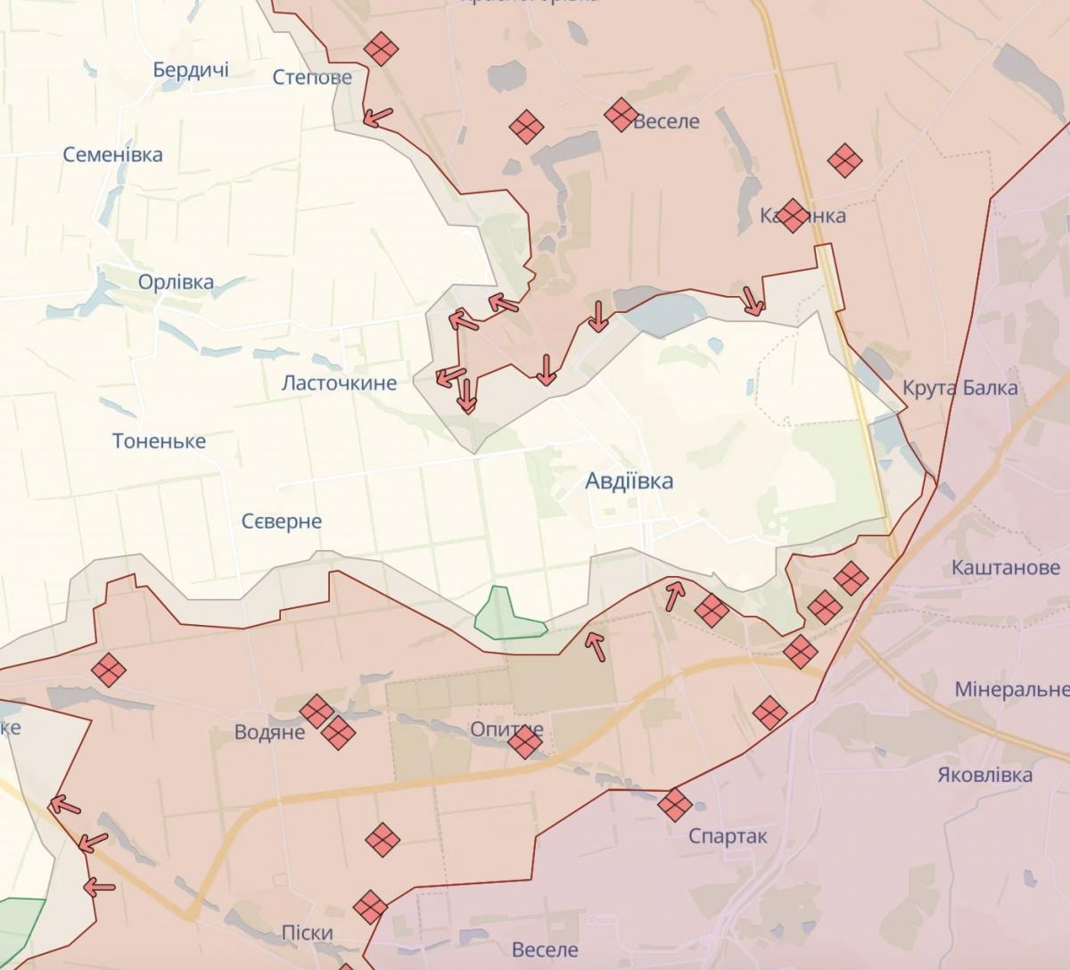 Карта deepstatemap