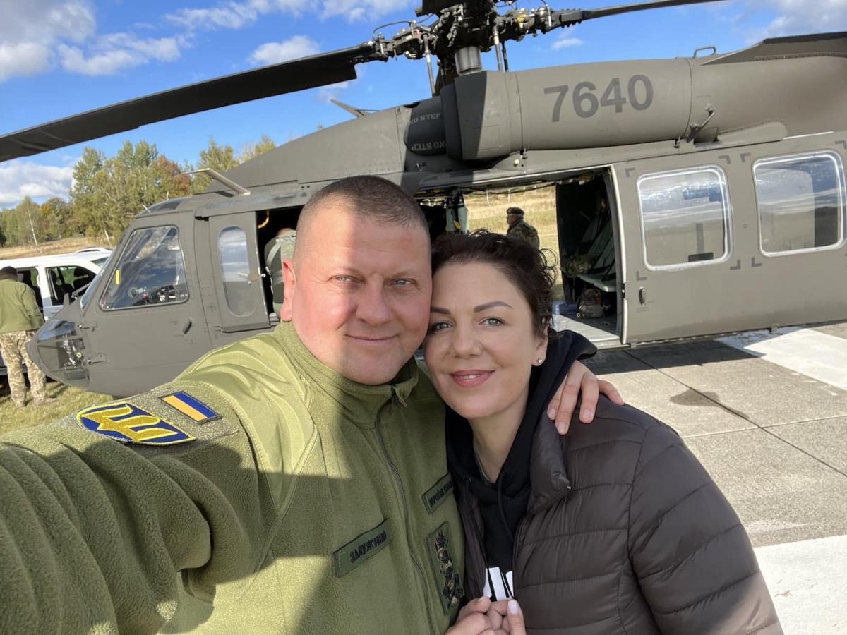 Валерій Залужний, Олена Залужна Валерій Залужний, Олена Залужна