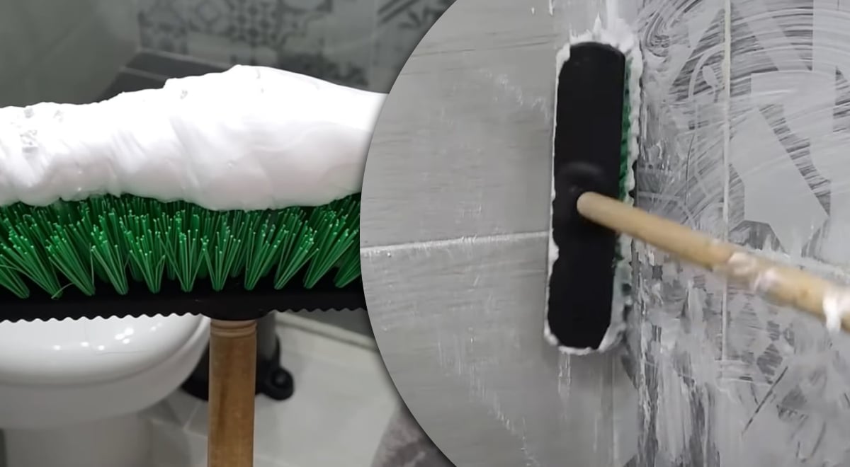 Зачем хозяйки наносят пену для бритья на веник: необычный метод уборки
