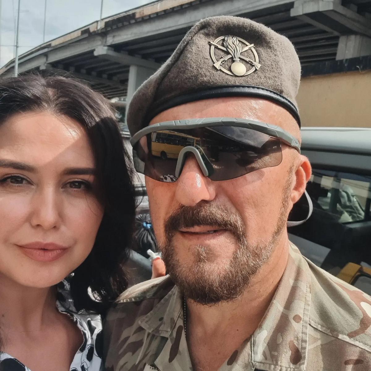 Людмила Барбір з чоловіком Людмила Барбір з чоловіком