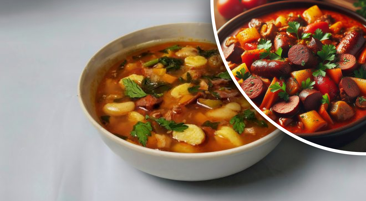 Надежная замена борщу: готовим автентичный закарпатский суп боб левеш с колбасой