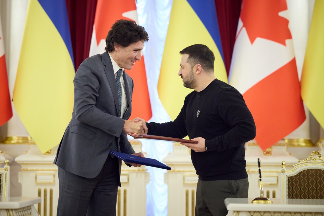 Підписання безпекових угод з Італією та Канадою