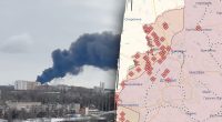 Над містом - стовп чорного диму: в окупованій Макіївці прогриміли вибухи