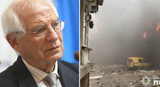Удар РФ и визит главного дипломата ЕС в Киев: чиновник показал фото из укрытия