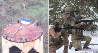 ВСУ укрепляют плацдарм в Крынках: морпехи подняли еще один флаг Украины