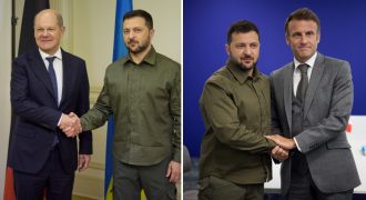 Завтра Зеленский встретится с Шольцем и Макроном