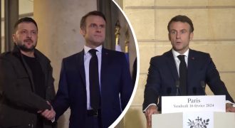 "РФ уже проиграла войну": Макрон пообещал бок о бок стоять с Украиной