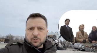 Зеленский из Гостомеля обратился к украинцам во вторую годовщину большой войны