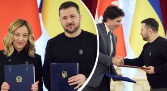 Украина подписала исторические соглашения о "гарантиях безопасности" с Канадой и Италией