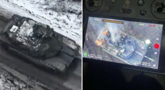 Российский дрон ударил по крыше: Украина потеряла первый танк M1 Abrams - Forbes