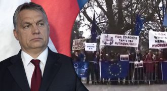 "Езжай домой в Россию": Орбану и Фицо устроили "горячий" прием в Чехии
