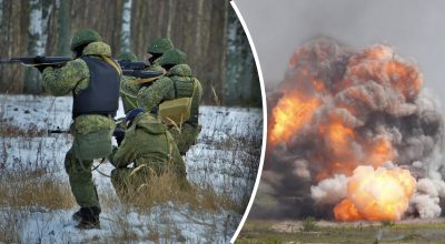 Російські військові, вибух Російські військові, вибух