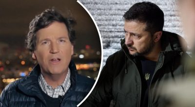 Маски знято: Такер Карлсон похвалився інтерв'ю з Путіним і 'запросив' Зеленського Маски знято: Такер Карлсон похвалився інтерв'ю з Путіним і 'запросив' Зеленського