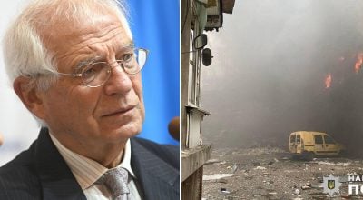 Удар РФ і візит головного дипломата ЄС до Києва: чиновник показав фото з укриття