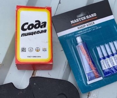 Клей и сода