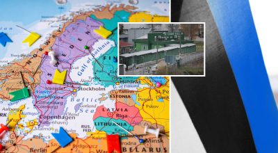 Естонія, кордон Естонія-Росія Естонія, кордон Естонія-Росія