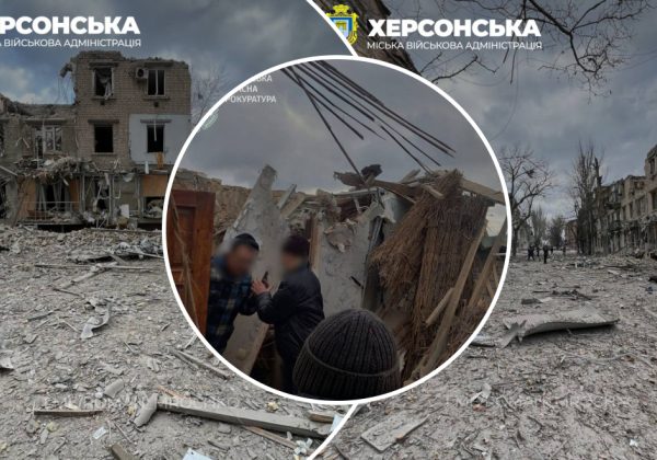 Розбита вся вулиця: РФ вдарила авіацією по центру Херсона, є поранені