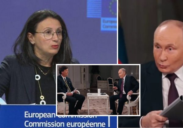 "Повторил старую ложь": в ЕС жестко отреагировали на интервью Путина Карлсону