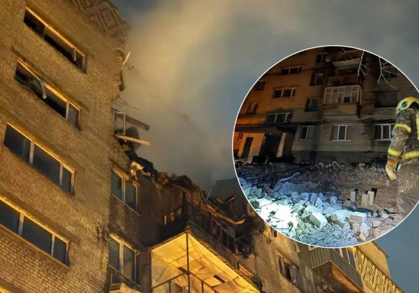 РФ вдарила "Шахедом" по багатоповерхівці в Дніпрі: під завалами шукають людей