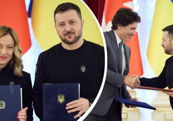 Україна підписала історичні угоди про "гарантії безпеки" з Канадою та Італією
