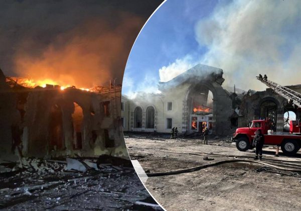 Усе у вогні та величезні руйнування: росіяни підло обстріляли Костянтинівку