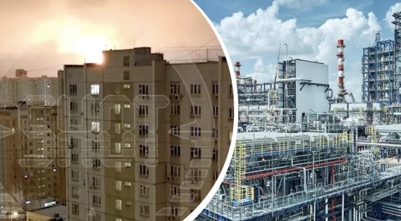 У Москві помітили яскравий спалах поруч із великим НПЗ: що відомо