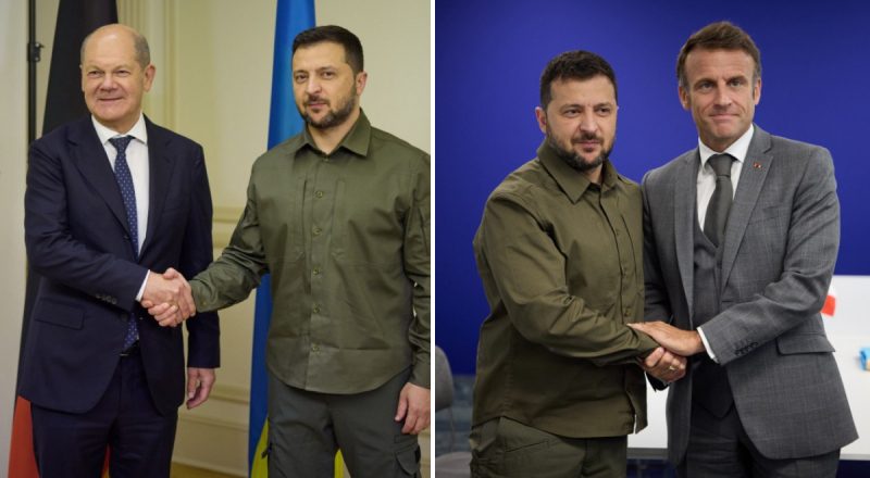 Завтра Зеленский встретится с Шольцем и Макроном