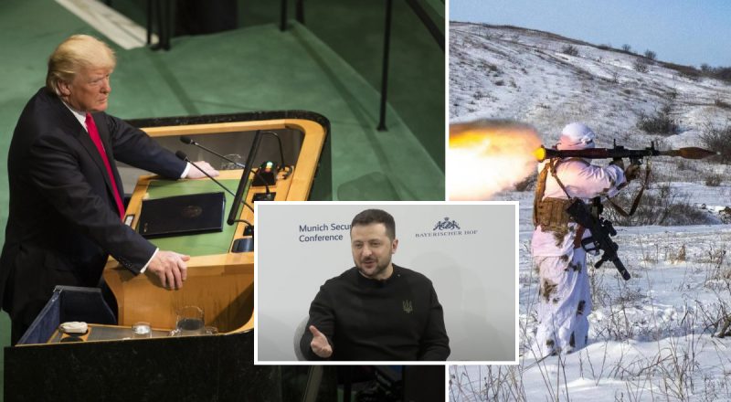 Зеленський у Мюнхені запропонував звозити Трампа на фронт - зал аплодував