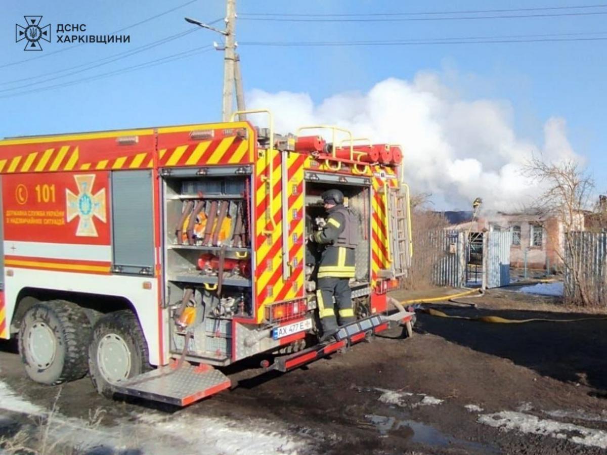 Обстріл Вовчанська на Харківщині 1 березня Обстріл Вовчанська на Харківщині 1 березня