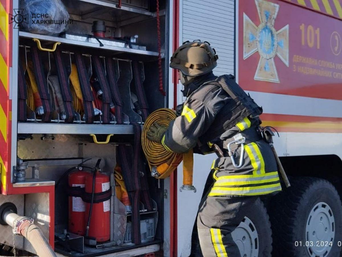 Обстріл Вовчанська на Харківщині 1 березня Обстріл Вовчанська на Харківщині 1 березня